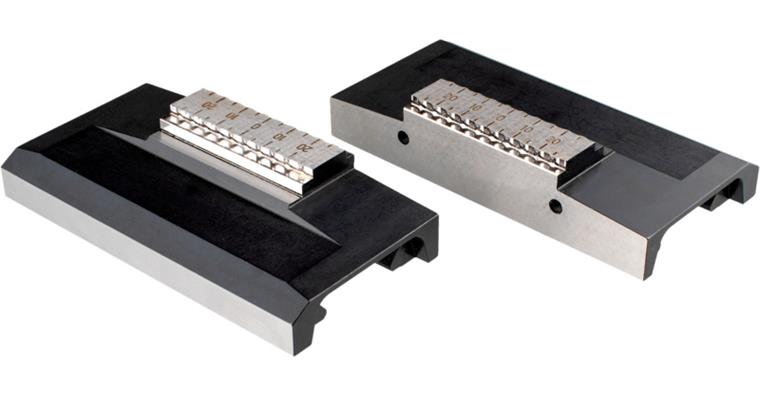1027421402 Odstupňovaná čelist AVM 3 mm, šířka 60 mm, s upnutím a hlad. upín. plochou