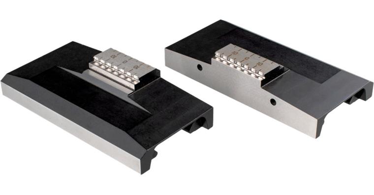 1027421401 Odstupňovaná čelist AVM 3 mm, šířka 40 mm, s upnutím a hlad. upín. plochou