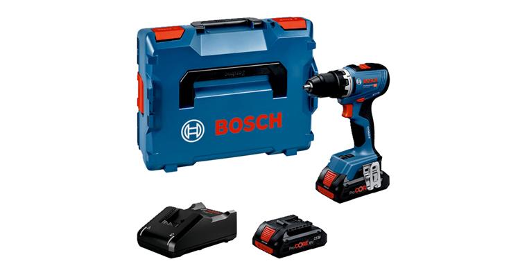 1005117963 Cordless drill driver GSR 18V-65 2x rechargeable battery 18V 4.0Ah L-BOXX case