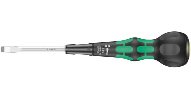 1001709156 Ball-Grip slotted screwdriver 1834 1.0 x 6.0 x 100 mm 05007900001