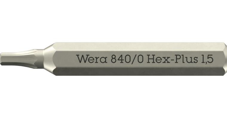 1052870403 Innensechskant Bit 840/0 Micro Hex-Plus 1,5 x 30 mm 05058110001