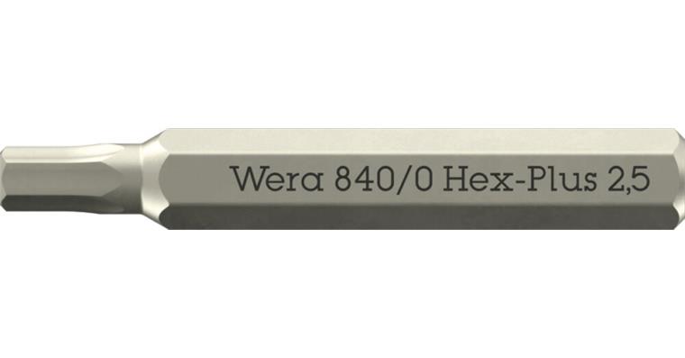 1052870405 Micro-bit 4 mm 6-hran Hex-Plus pro šrouby vnitř. 6-hran SW 2,5×30 mm