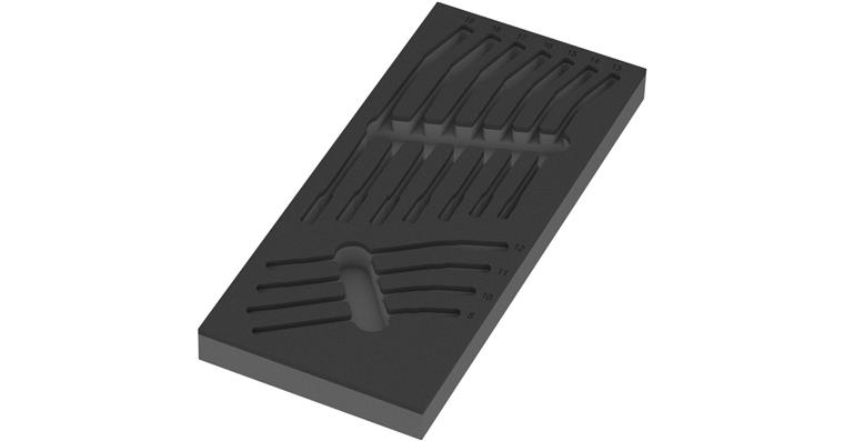 1001709205 foam insert without tool 9833 6001 Joker Set 1 05137333001