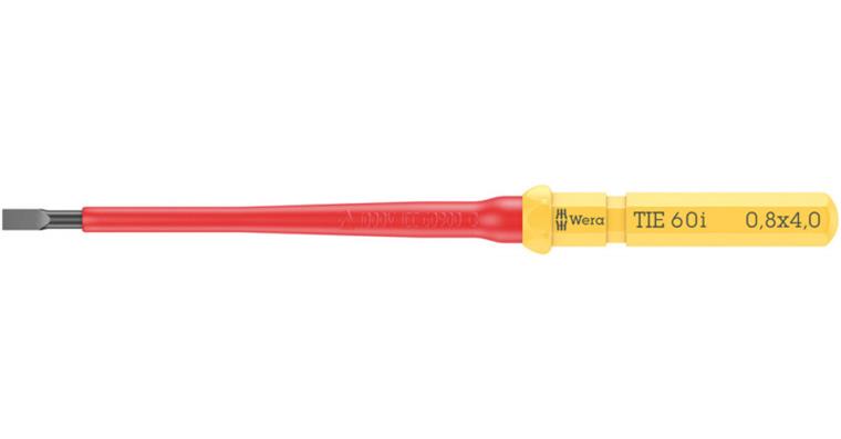 1001709202 Interchangeable blade for slotted screws KK VDE 60 i 0.8 x 4.0 mm TIE 05006503001