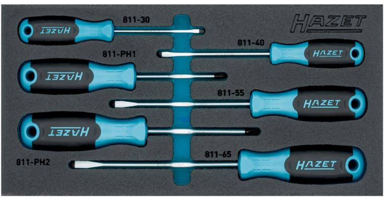 1001213818 Screwdriver set 163-265/6N 6-piece