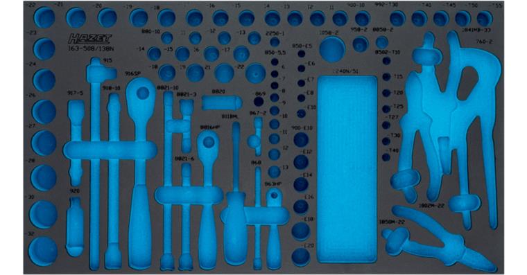 1001213806 2-component soft foam insert 163-508LN