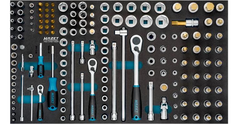 1001213794 Socket spanner set 163-549/160N 160-piece