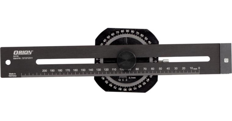 1095013203 Marking gauge with manual-reading protractor 200 mm