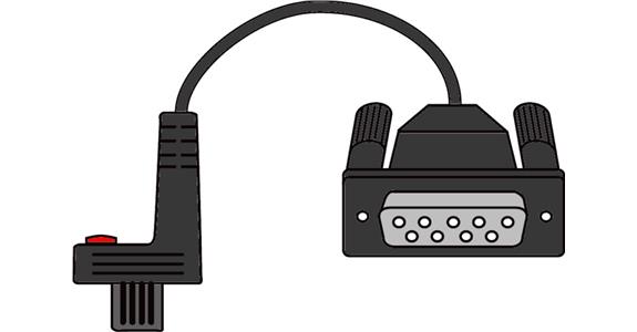 Data cable ATORN DataVariable/RS232, length 2 m, type M