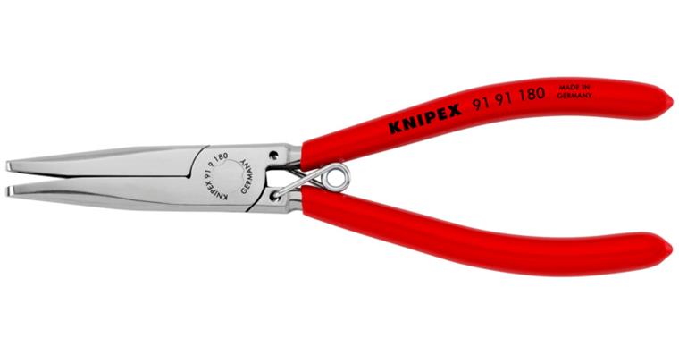 1001607082 Upholstery staple pliers with plastic coating, mirror-polished 180 mm 91 91 180
