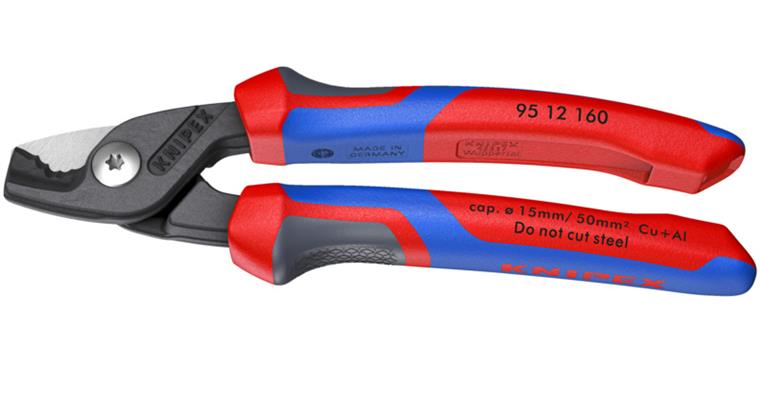 1001500953 StepCut(R) cable shears with comfort grips burnished 160 mm Article 95 12 160