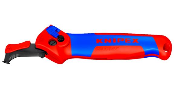 Abmantelungsmesser mit Gleitschuh und Ratschenfunktion bis 7mm Wandstärke