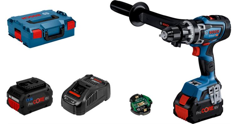 1090366203 Akušroubovák s příklepem GSB 18V-150 C v L-BOXX, 2 akumulátory + nabíječka