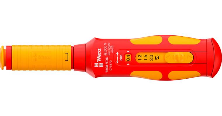 1052504101 VDE-insulated torque screwdriver 7508 0.4-2.0 Nm 05075870001
