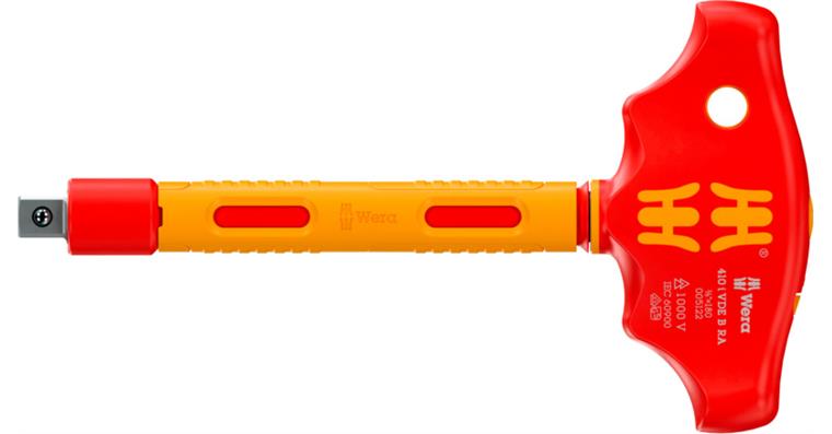 1052506101 VDE Cross-handle ratchet screwdriver 3/8 inch 410 i VDE B RA 05005122001