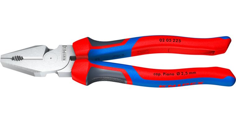 1001594188 Power combination pliers chrome-plated 225 mm Article 02 05 225