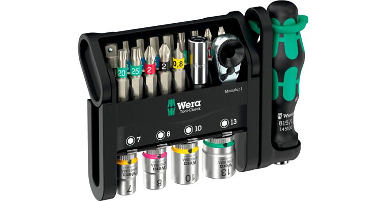 1052929302 Bits assortment with ratchet nuts Tool-Check Modular 21 pieces 05049000001