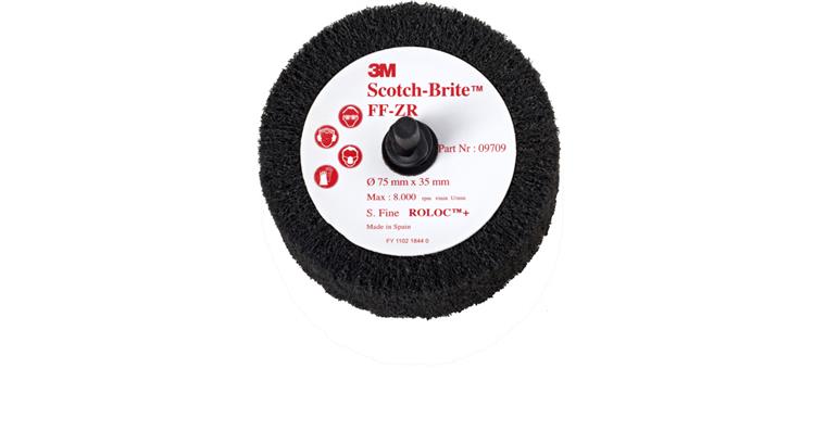 1005600470 3M Scotch-Brite(TM) Roloc(TM) lamelový kartáč šedý 63×32 mm 7000077899