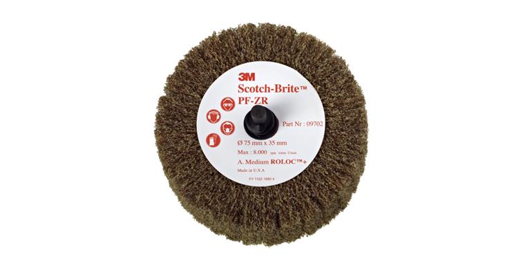 1005600471 3M Scotch-Brite™ Roloc™ lamelový kotouč hnědý 76,2×35 mm 7000077904