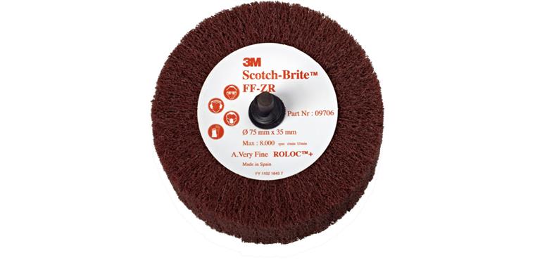 1005600472 3M Scotch-Brite(TM) Roloc(TM) lamelový kartáč šedý 50×25 mm 7000077905