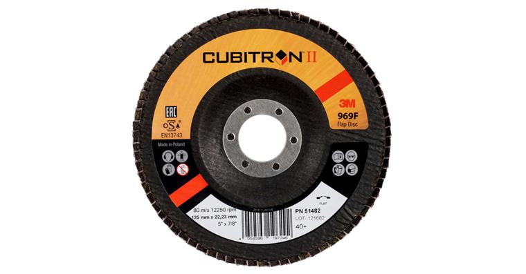 1005602088 3M Cubitron (TM) Lamelový kotouč 969F 150×22 mm 40+ kuželový 7100105853