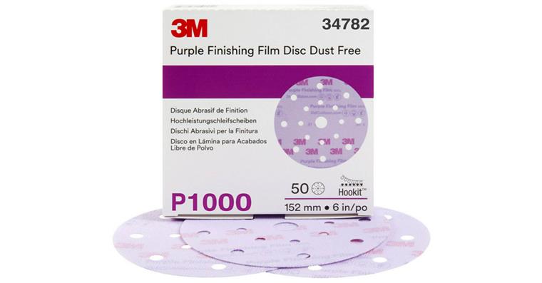 1005601927 3M Hookit Purple brusný kotouč 260L s otvory 150 mm P1000 34782 7100122800