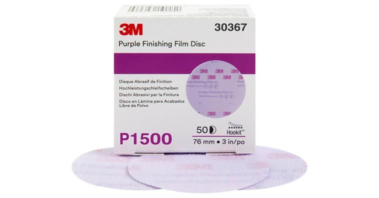 1005601896 3M Hookit Purple brusný kotouč 260L bez otvorů 76 mm P1500 30367 7100123055