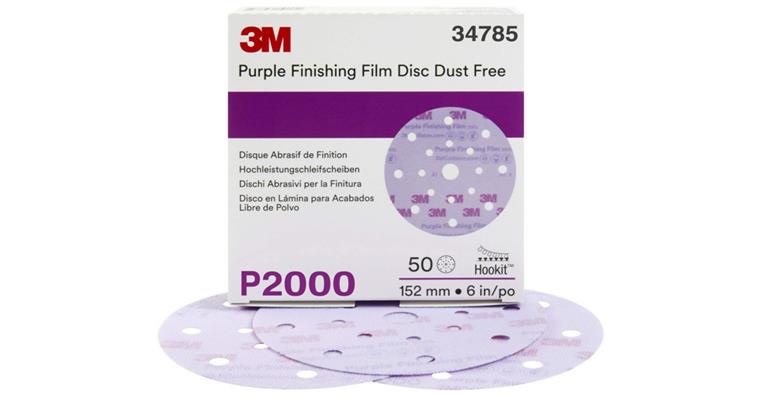 1005601899 3M Hookit Purple brusný kotouč 260L s otvory 150 mm P2000 34785 7100123057