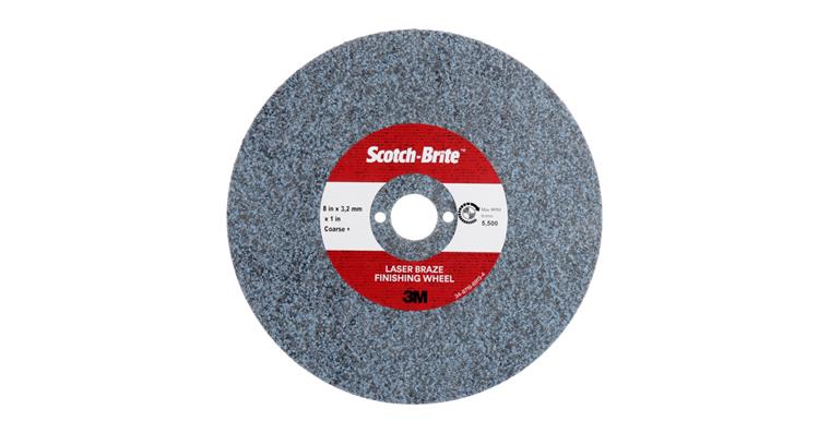 1005601876 3M Scotch-Brite (TM) Laser Braze Finishing Wheel 203 × 4,0 × 25,4 mm 7100136379
