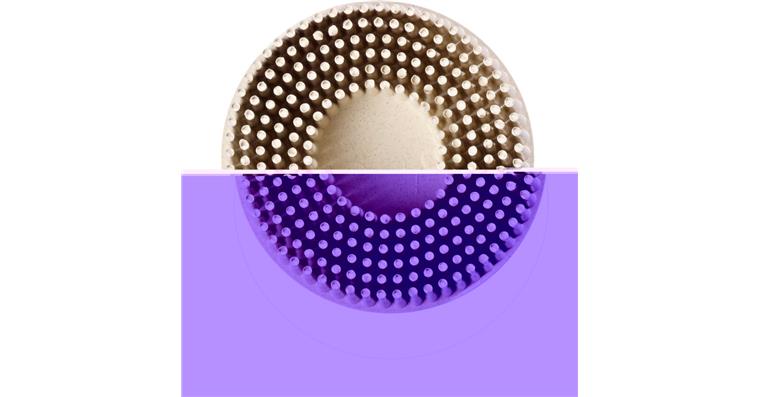 1005602176 3M Scotch-Brite(TM) Roloc(TM) Bristle Disc bílý 50×15,8 mm P120 7100138286