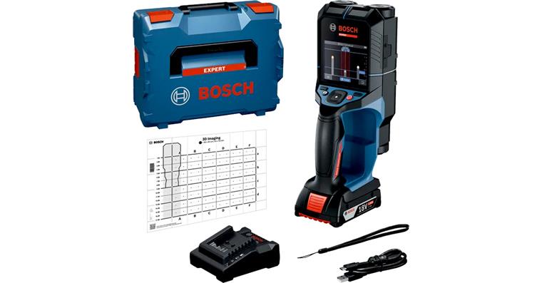 1090835101 D-tect EXPERT 18V-200-17C locator with 1 GBA 18V 2.0Ah battery