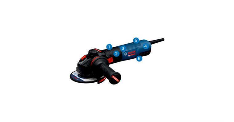 1091430403 Angle grinder EXPERT EXWS20-125TSB 2000W 9700 rpm M14