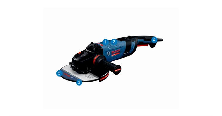 1091430407 EXPERT EXWS30-230B angle grinder 2800 W M14