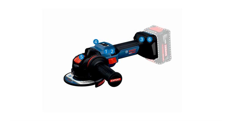 1090355705 Cordless angle grinder EXPERT with X-LOCK EXWX18V-15S without battery