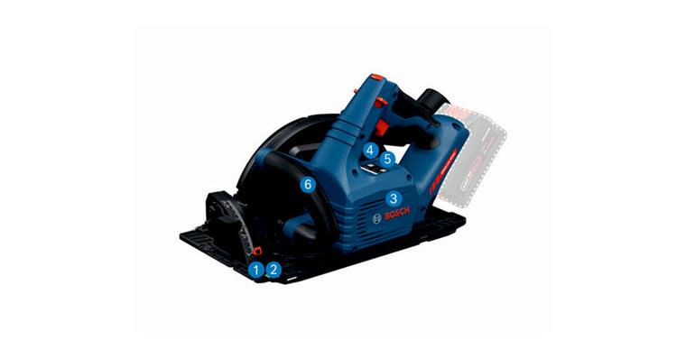 1090362201 Cordless circular saw EXPERT EXKS18V-68GX, L-BOXX 238 without battery