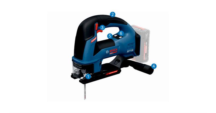 1092115401 Jigsaw EXPERT EXST18V-155B without battery