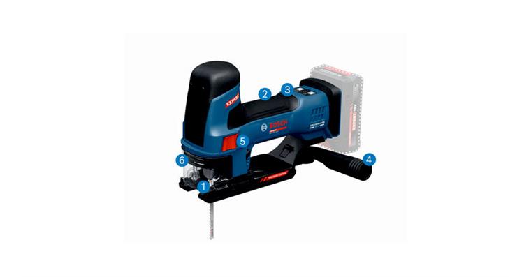 1092115402 Jigsaw EXPERT EXST18V-155S without battery