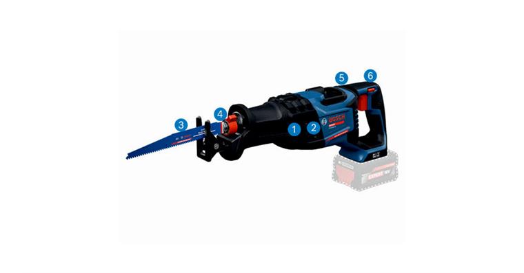 1092137501 Cordless sabre saw EXPERT EXSA18V-32 without battery