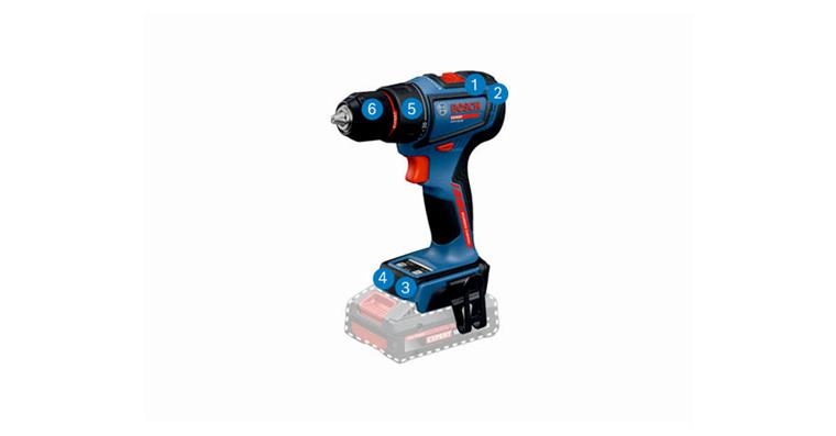 1090352706 Cordless drill EXPERT EXSR18V-90 with 3 batteries EXBA18V-40, L-BOXX 136