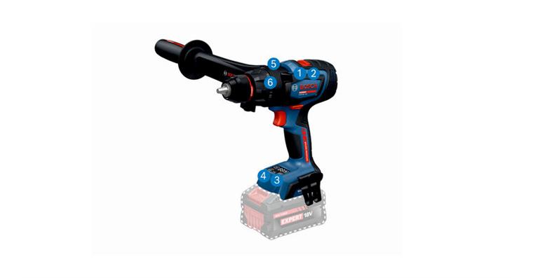 1090352701 Cordless drill EXPERT EXSR18V-150, L-BOXX 136 without battery