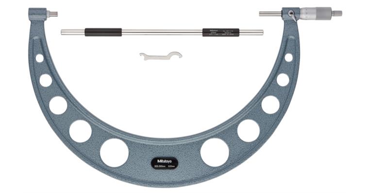 1001350791 Mikrometr lehké provedení, rozsah 325–350 mm, odečet 0,01 mm