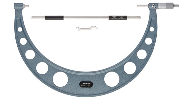 1001350792 Mikrometr lehké provedení, rozsah 350–375 mm, odečet 0,01 mm