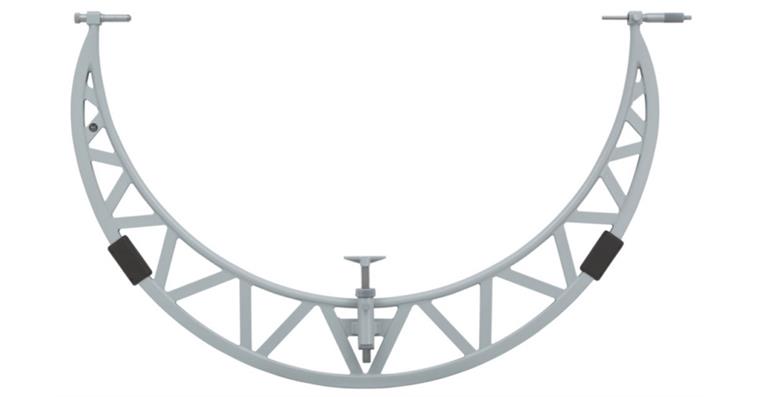 1001350834 Mikrometr s velkým rozsahem 1 000–1 100 mm, odečet 0,01 mm