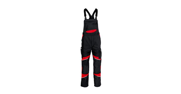 1001665868 Laclové kalhoty ACTIVIQ cotton+ černá/střední červená vel.66