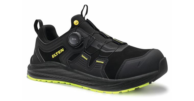 1093006563 Bezpeč. polobotka Ivar XXNF BOA® Black-Lime Low ESD S3S vel.39