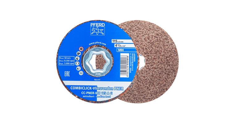 1001446983 COMBICLICK pressed fleece disc CC PNER diameter 115 mm medium hard A coarse 