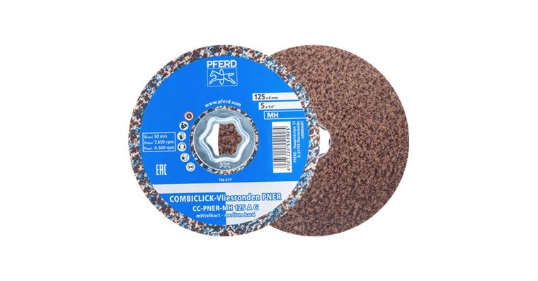 1001446984 COMBICLICK pressed fleece disc CC PNER diameter 125 mm medium hard A coarse