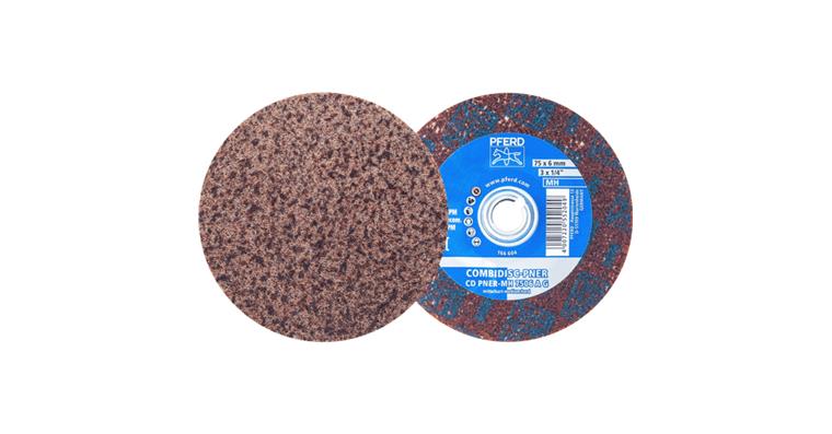 1001446986 COMBIDISC pressed non-woven disc CD PNER diameter 75 mm medium hard A coarse