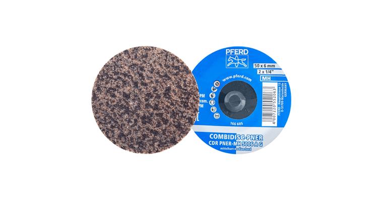 1001446987 COMBIDISC pressed non-woven disc CDR PNER diameter 50 mm medium hard A coarse