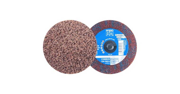 1001446988 COMBIDISC pressed fleece disc CDR PNER diameter 75 mm medium hard A coarse